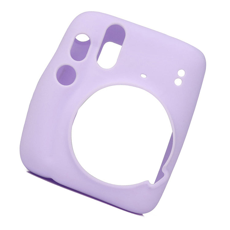 ZIKKON Protective Silicone Case for Fuji-Film Insta-x Instant Mini 11 Camera_Lilac purple