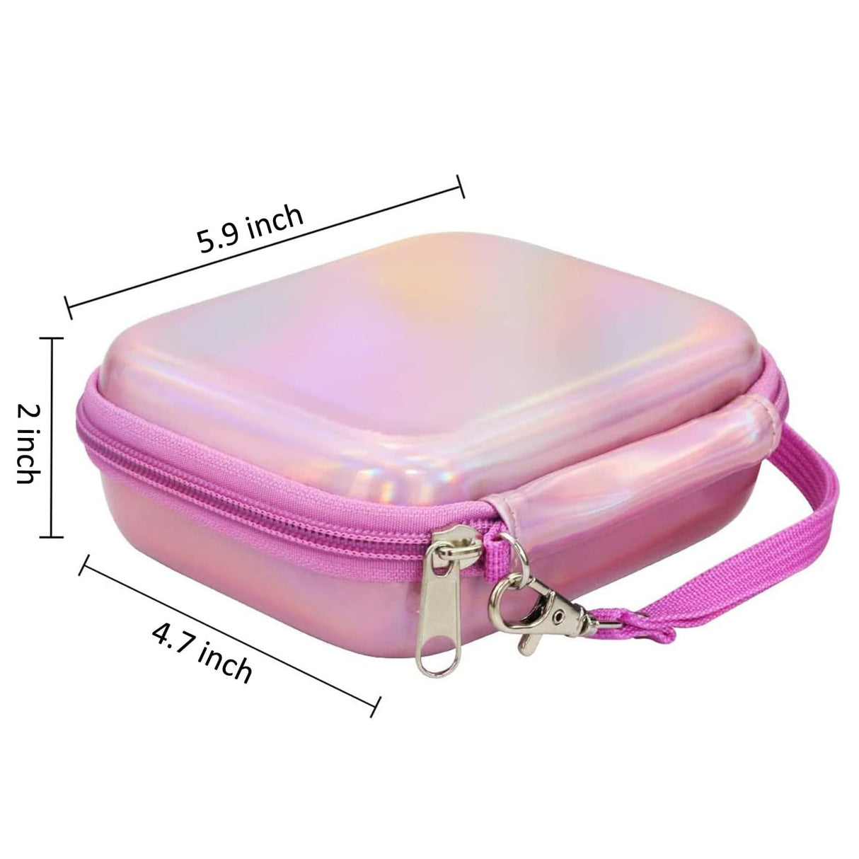 ZIKKON Instax mini EVA Case For Instax Mini Link, Link2, Liplay, EVO (Iridescent pink)
