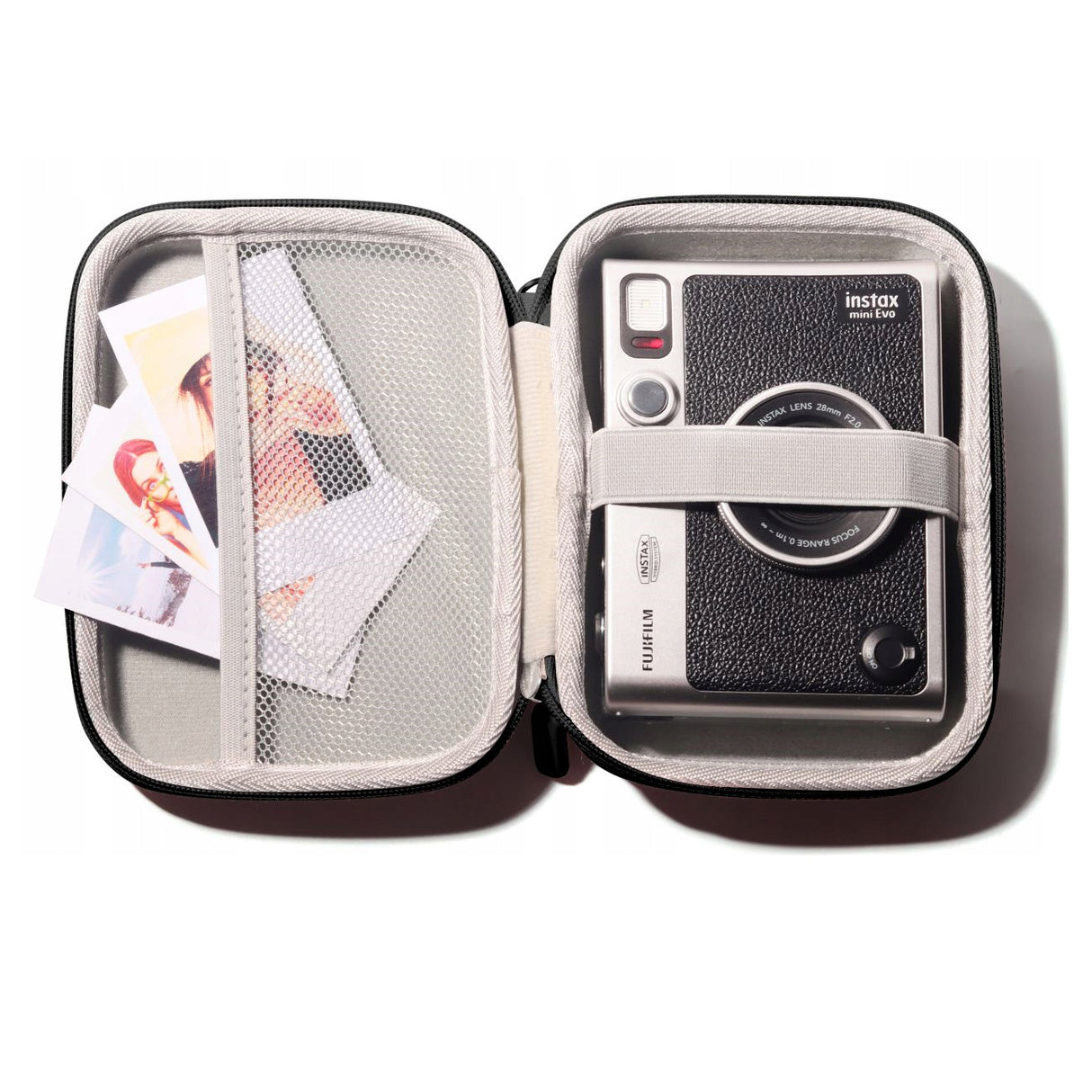 ZIKKON Instax mini EVA Case for Instax Mini Link, Link3, Liplay, EVO (Glossy black)