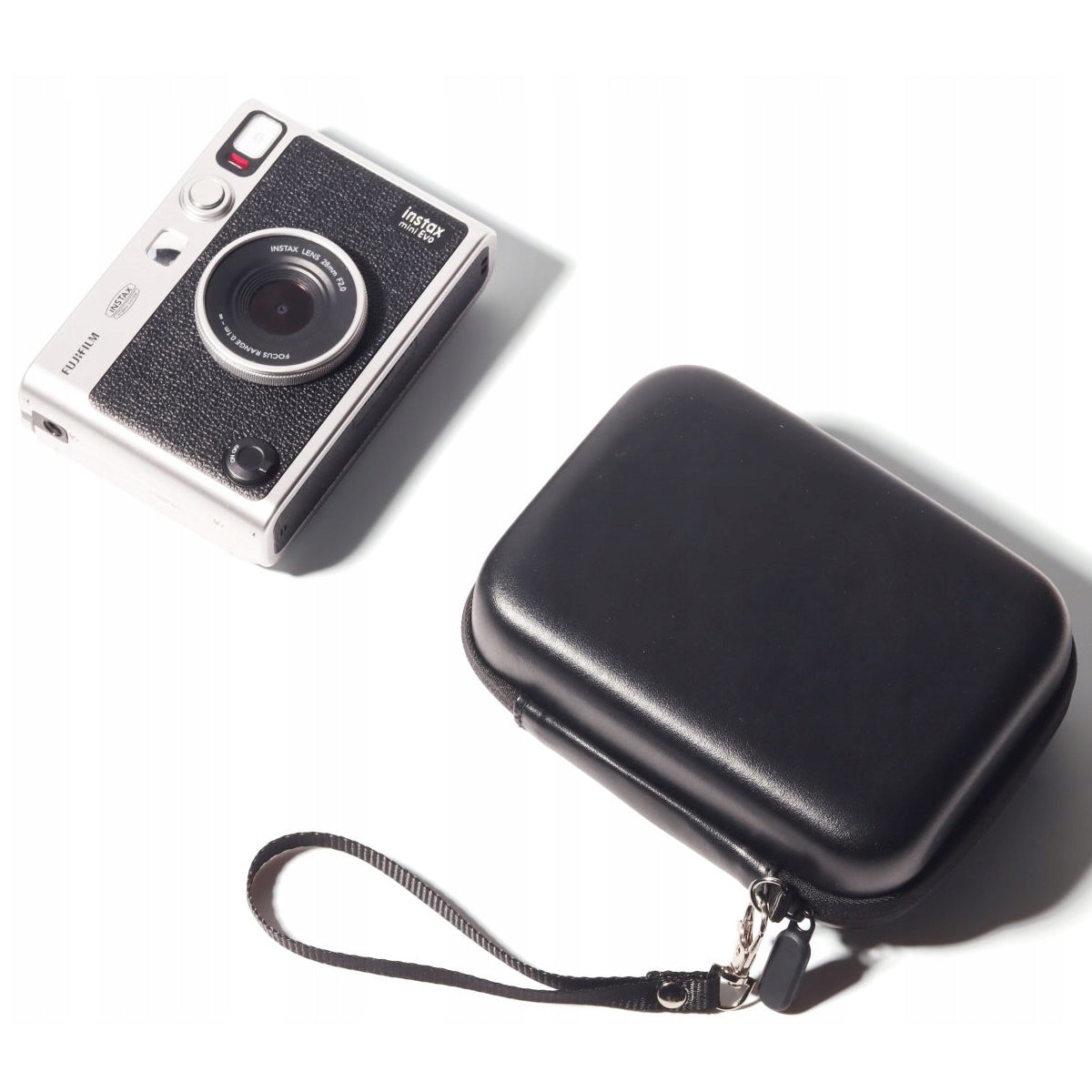 ZIKKON Instax mini EVA Case for Instax Mini Link, Link3, Liplay, EVO (Glossy black)