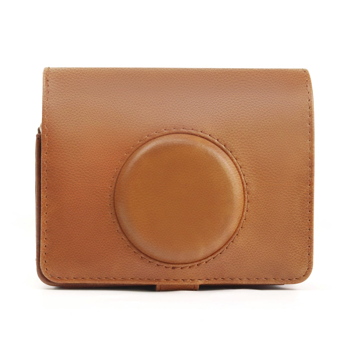 ZIKKON Instax mini Evo Camera PU Leather Case Bag (Brown)