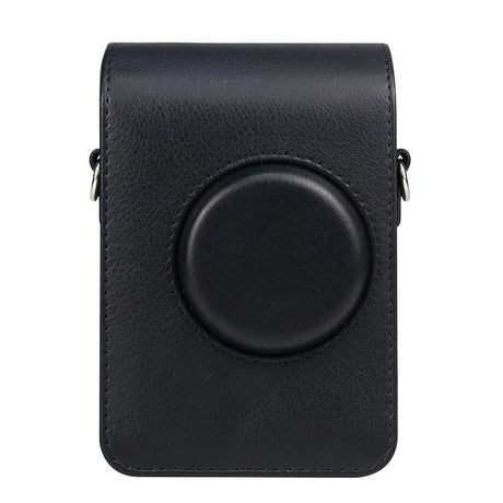 ZIKKON Instax mini Evo Camera top open PU Leather Case Bag (Black)