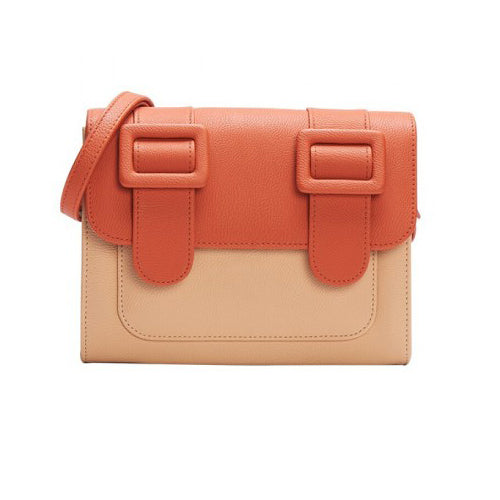 ZIKKON Instax universal Macaron style Message Crossbody Bag for Fujiflim Instant Camera Digital camera shoulder bag (Orange)