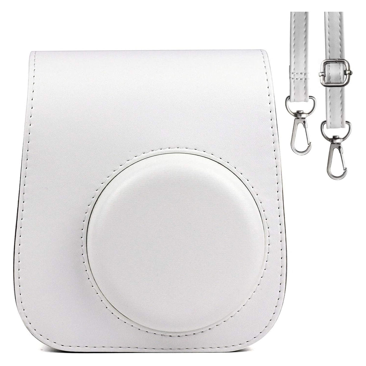 ZIKKON MINI 11 INSTAX CAMERA POUCH BAG ICE WHITE