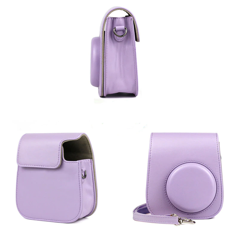 ZIKKON MINI 11 INSTAX CAMERA POUCH BAG LILAC PURPLE