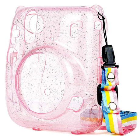 ZIKKON Mini 11 Instax Camera Pouch  Bag Glister Case_Pink
