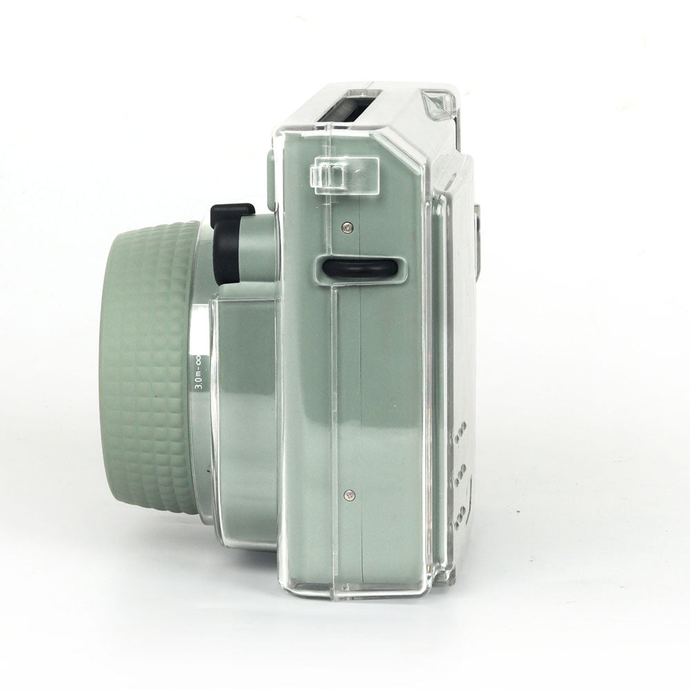 ZIKKON Protective Clear Case for Fujifilm Instax Wide 400 Instant Camera, Clear Cover for Fuji Instax Wide 400 Camera Case, for Instax Wide 400 Case with Shoulder Strap