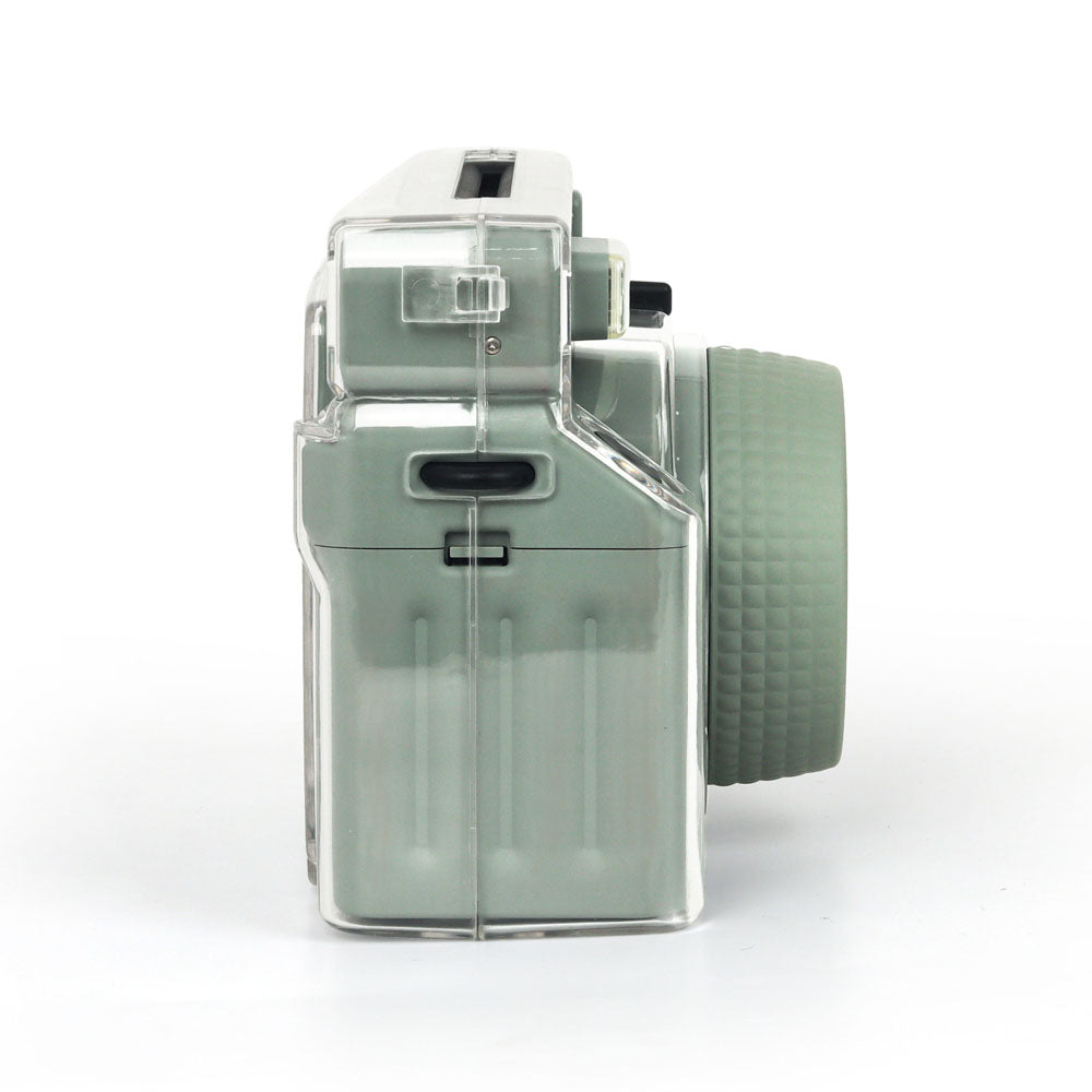 ZIKKON Protective Clear Case for Fujifilm Instax Wide 400 Instant Camera, Clear Cover for Fuji Instax Wide 400 Camera Case, for Instax Wide 400 Case with Shoulder Strap