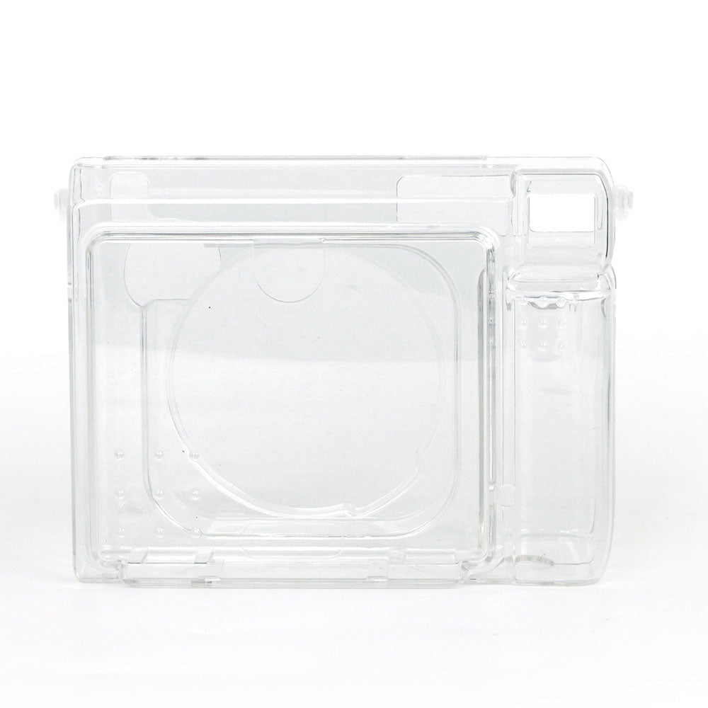ZIKKON Protective Clear Case for Fujifilm Instax Wide 400 Instant Camera, Clear Cover for Fuji Instax Wide 400 Camera Case, for Instax Wide 400 Case with Shoulder Strap