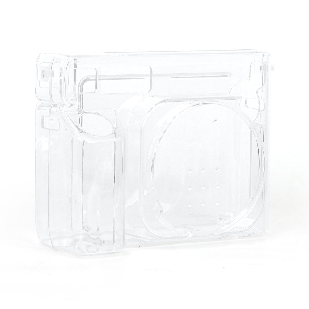ZIKKON Protective Clear Case for Fujifilm Instax Wide 400 Instant Camera, Clear Cover for Fuji Instax Wide 400 Camera Case, for Instax Wide 400 Case with Shoulder Strap
