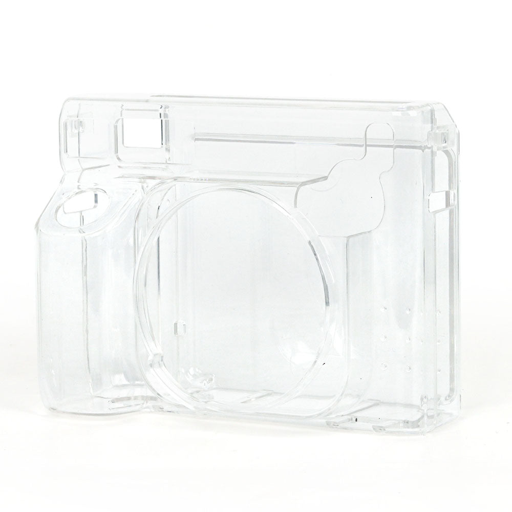 ZIKKON Protective Clear Case for Fujifilm Instax Wide 400 Instant Camera, Clear Cover for Fuji Instax Wide 400 Camera Case, for Instax Wide 400 Case with Shoulder Strap