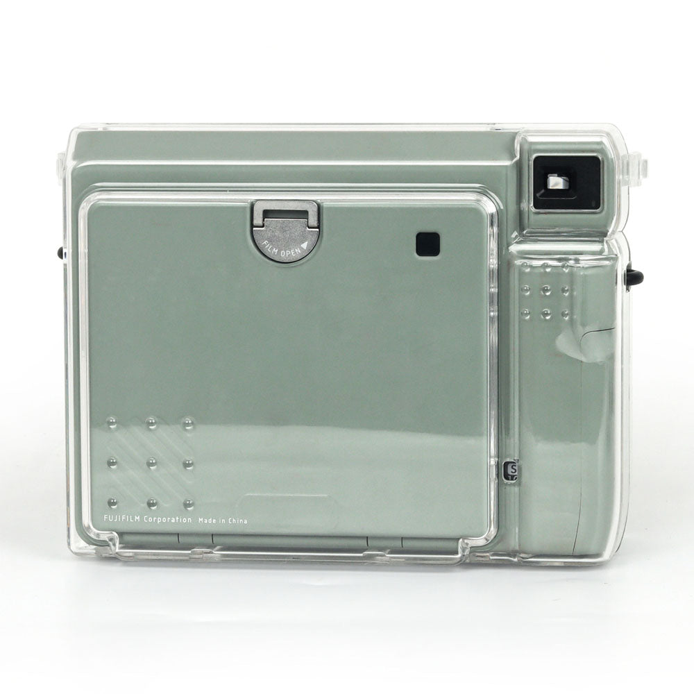 ZIKKON Protective Clear Case for Fujifilm Instax Wide 400 Instant Camera, Clear Cover for Fuji Instax Wide 400 Camera Case, for Instax Wide 400 Case with Shoulder Strap