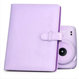 Zikkon Compatible 128 Pockets Mini Photo Album for Fujifilm Instax Mini Film Lilac purple