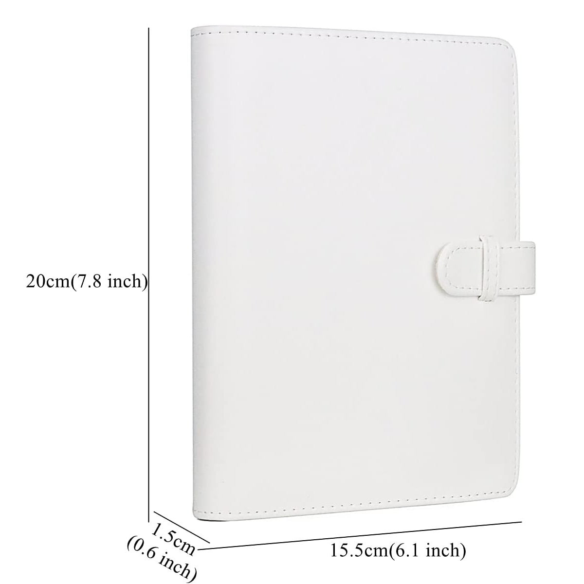Zenko Compatible 128 Pockets Mini Photo Album for Fujifilm Instax Mini Film lce white
