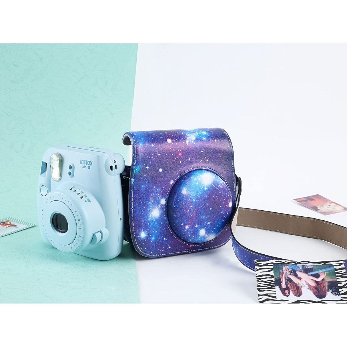 Zenko Instax mini 11 Camera PU Leather Case Bag Star