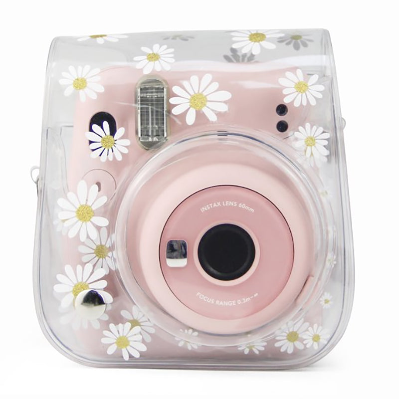 Zenko Compatible Mini 11 Camera Case Bag for Fujifilm Instax Mini 11 8 8+ 9 Camera Transparent Daisy