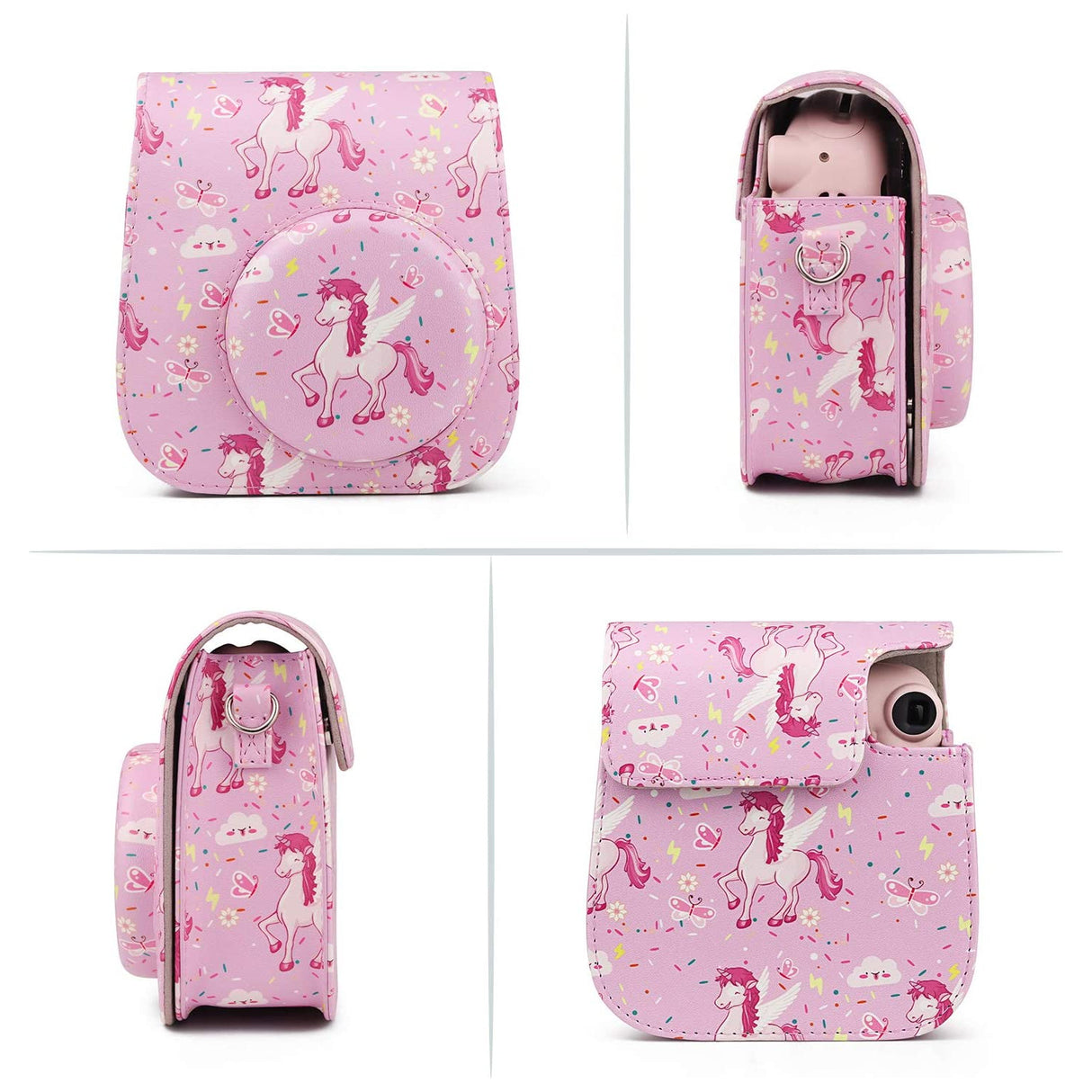 Zikkon Instax mini 11 Pink Pegasus Camera Bag