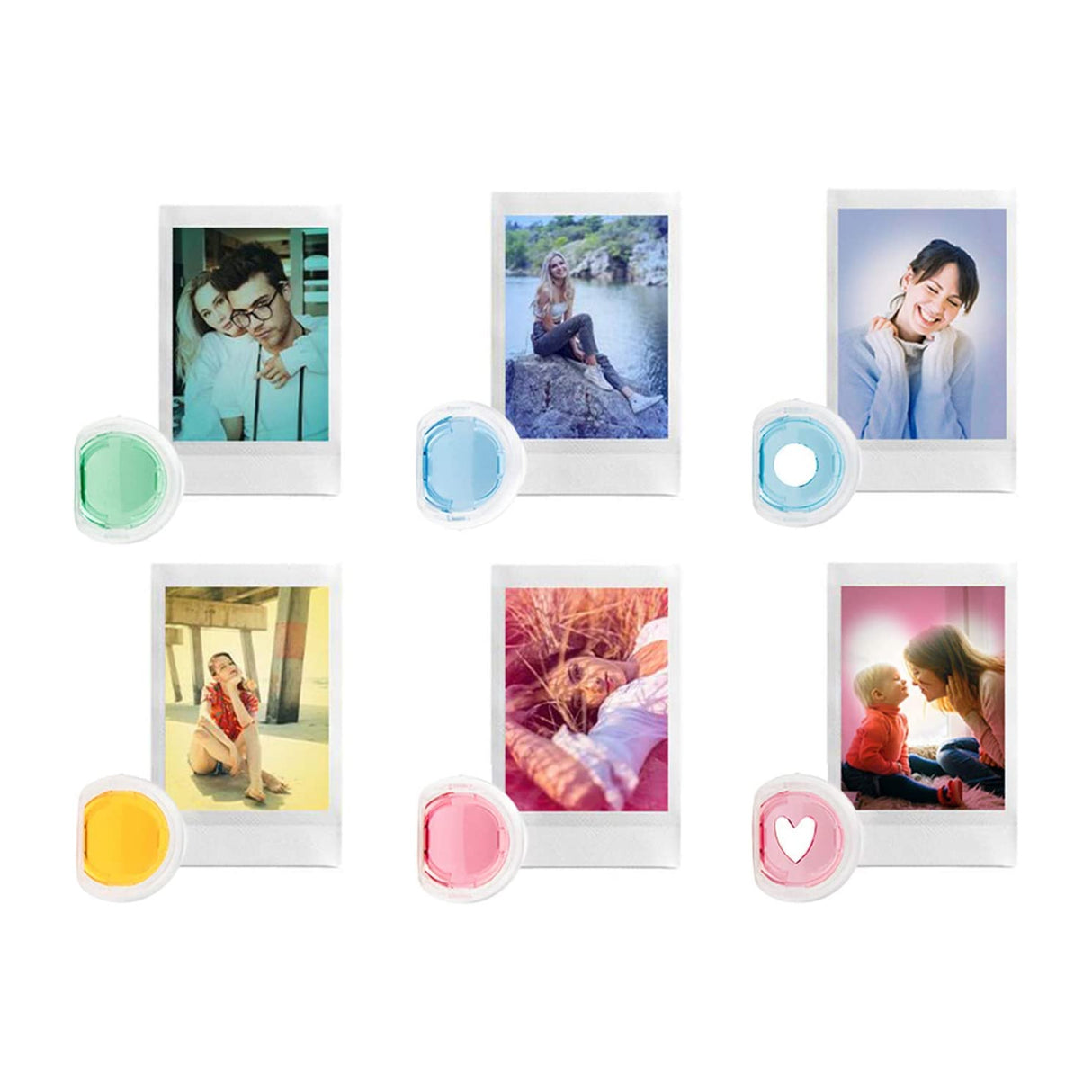 Zikkon Instax Mini Color Close up Lens for Mini 11 (6 colors)