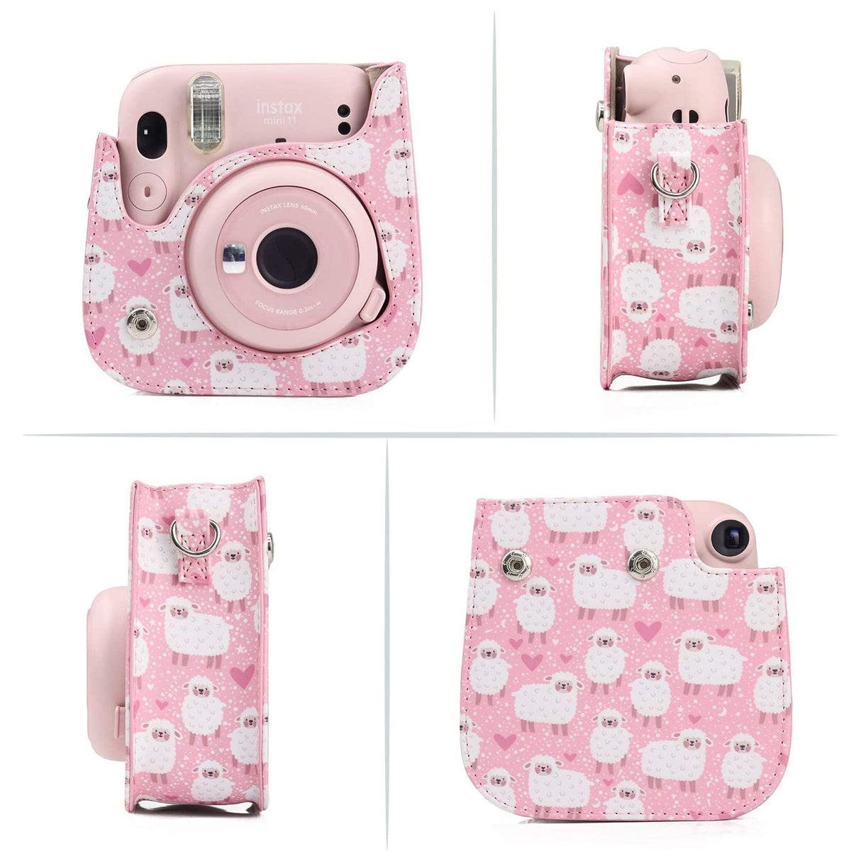 Zikkon Instax mini 11 Pink Sheep Camera Bag