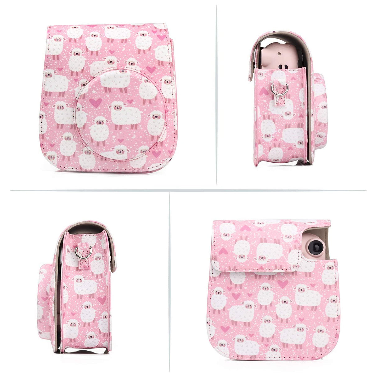 Zikkon Instax mini 11 Pink Sheep Camera Bag