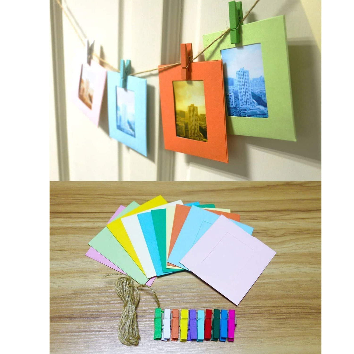 ZIKKON Paper Hanging Frame For Mini film (coloful)