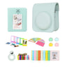 Zikkon Instax Mini 12 Protective Camera Case PU Leather Carrying Bag with Photo Album and Accessories Kits Green