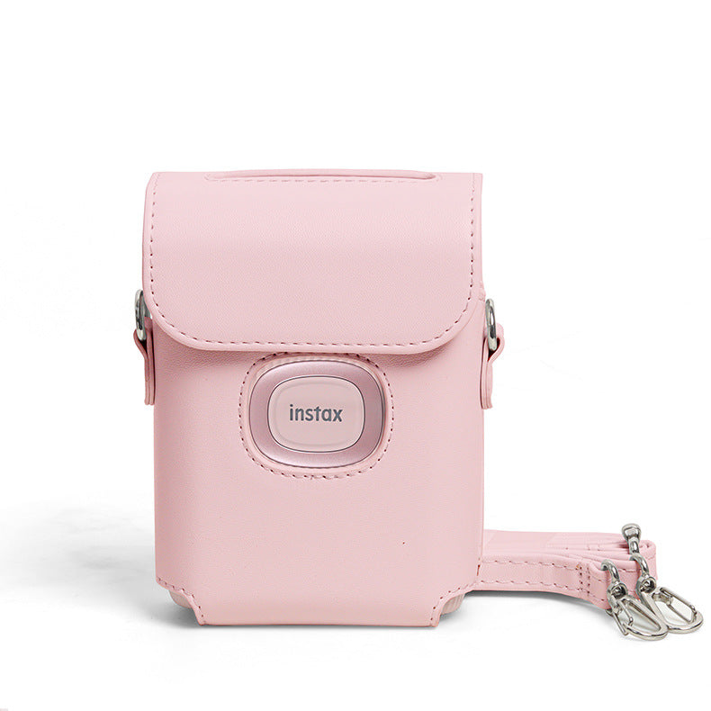 Zenko Instax Mini Compatible Link 2 Photo Printer PU Leather Protective Cover pink