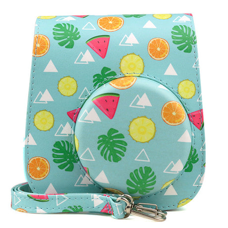 Zenko Instax mini 11 Camera PU Leather Case Bag fruit