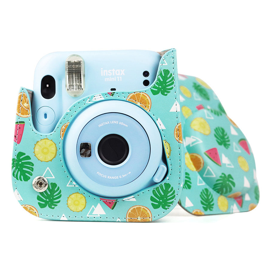 Zenko Instax mini 11 Camera PU Leather Case Bag fruit
