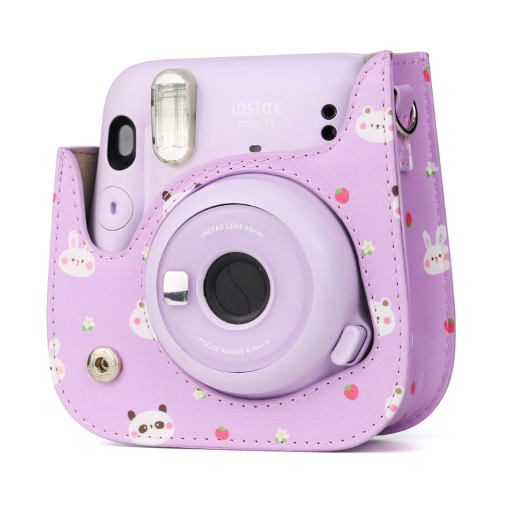 Zenko Instax mini 11 Camera PU Leather Case Bag Fruit Animal