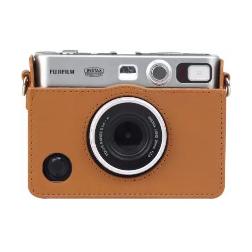 Zenko Instax mini Evo Camera PU Leather Case Bag Brown