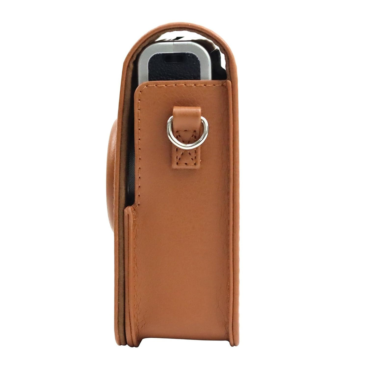 ZIKKON Instax mini Evo Camera top open PU Leather Case Bag (Brown)