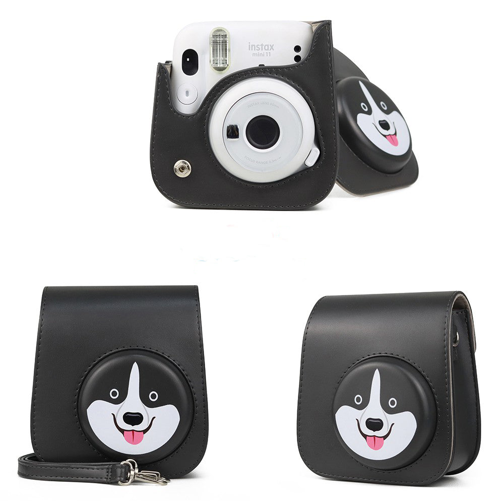Zenko Instax mini 11 Camera PU Leather Case Bag Lovely Dog