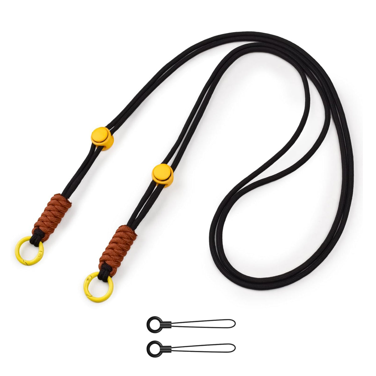 Zikkon All-Purpose Camera Strap round rope (Black)