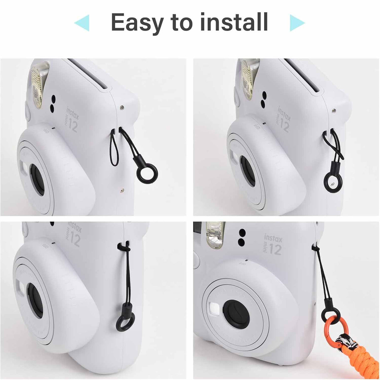 Zikkon All-Purpose Camera Strap round rope (Powder Blue Mix)