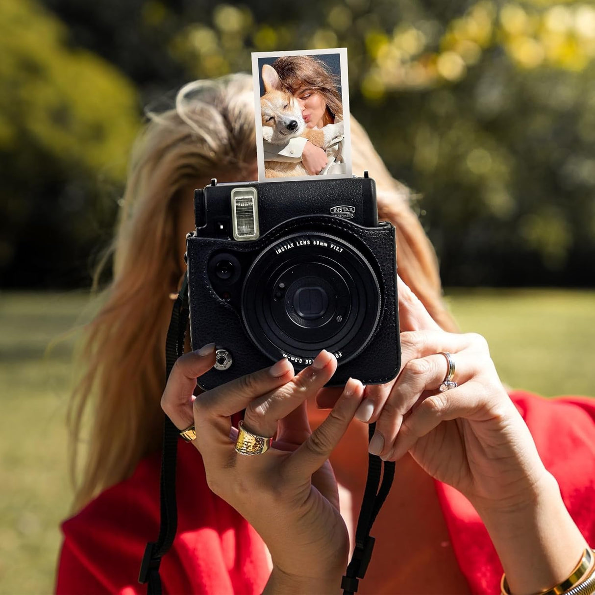 Zikkon Camera Case for Fujifilm Instax Mini 99 Instant Camera (Black)