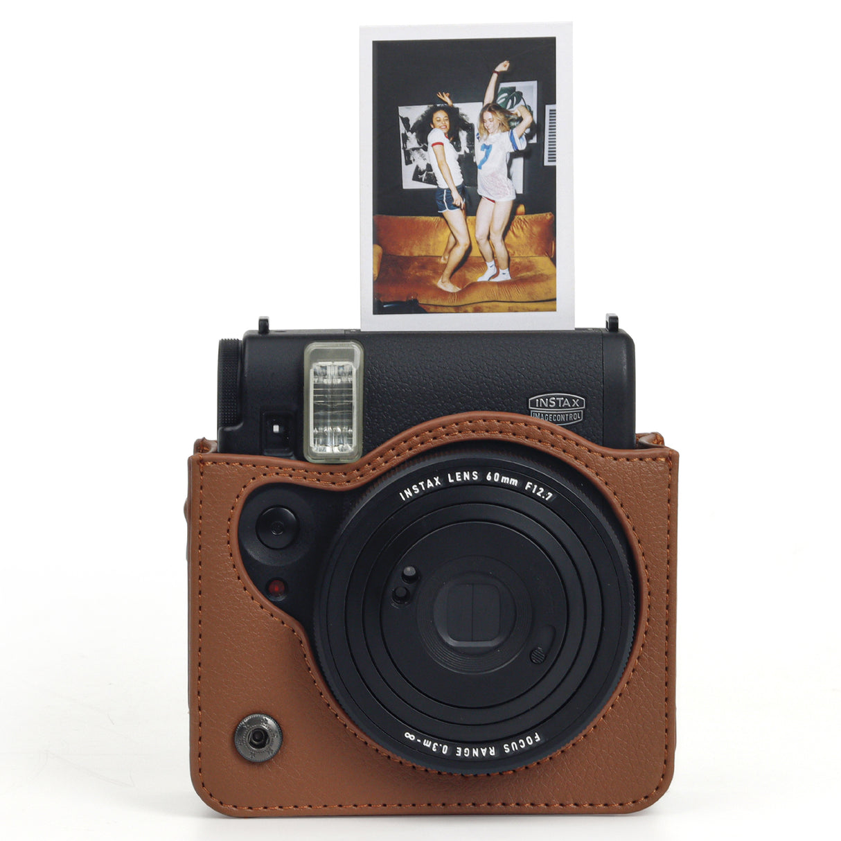 Zikkon Camera Case for Fujifilm Instax Mini 99 Instant Camera (Brown)