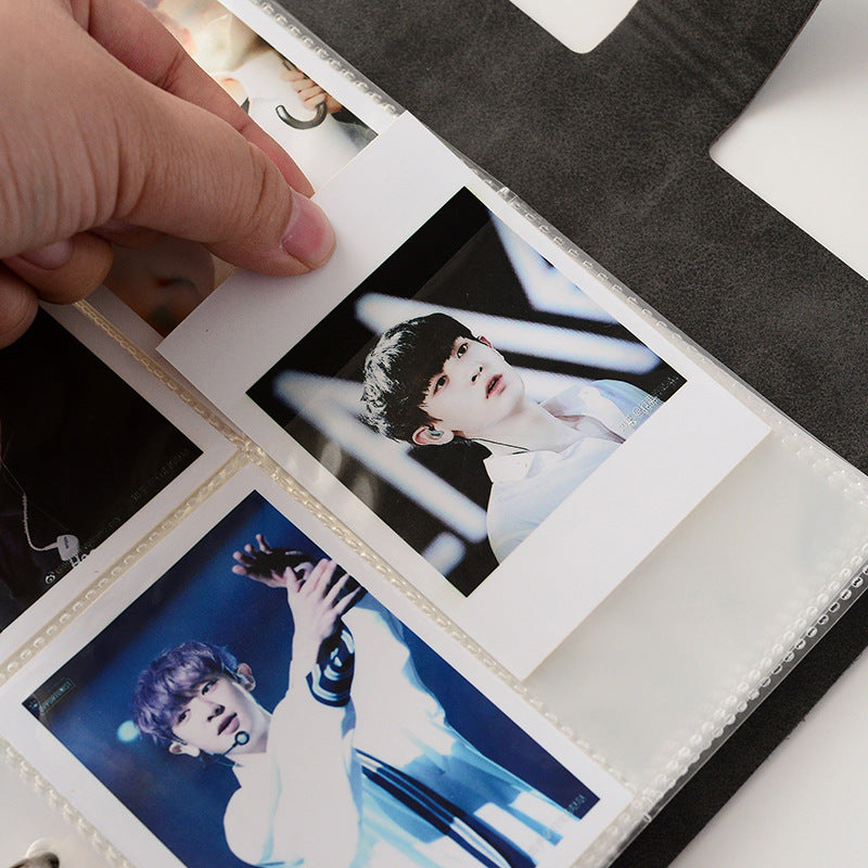 Zikkon Compatible 200 sheet PU Album for Fujifilm Instax Mini Film (3 inch) (Black)