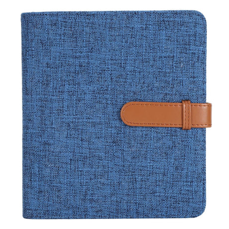 Zikkon Compatible 288 Sheet Cotton and linen photo album for Fujifilm Instax Mini Film (Blue)