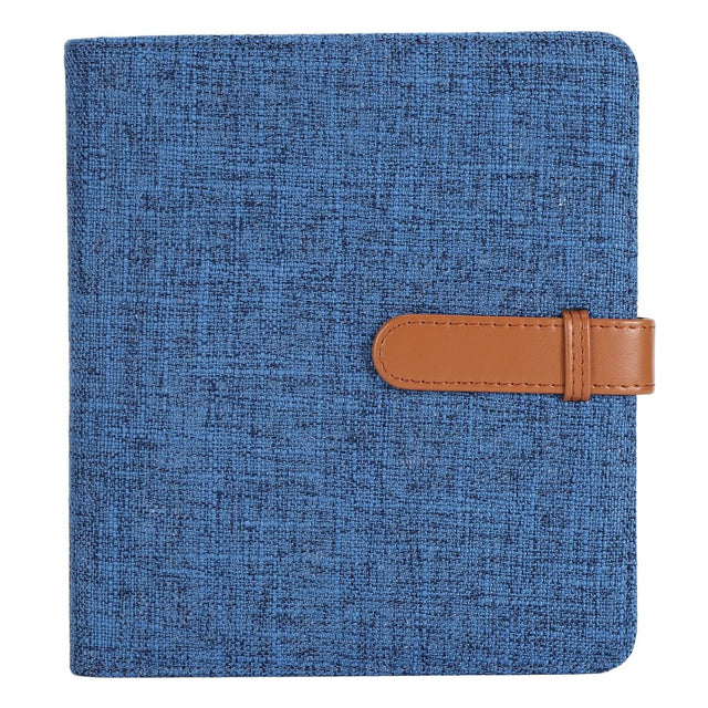 Zikkon Compatible 288 Sheet Cotton and linen photo album for Fujifilm Instax Mini Film (Blue)