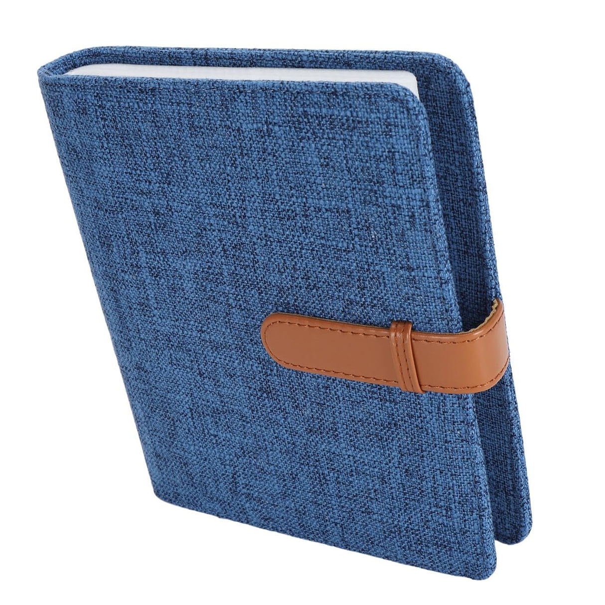 Zikkon Compatible 288 Sheet Cotton and linen photo album for Fujifilm Instax Mini Film (Blue)