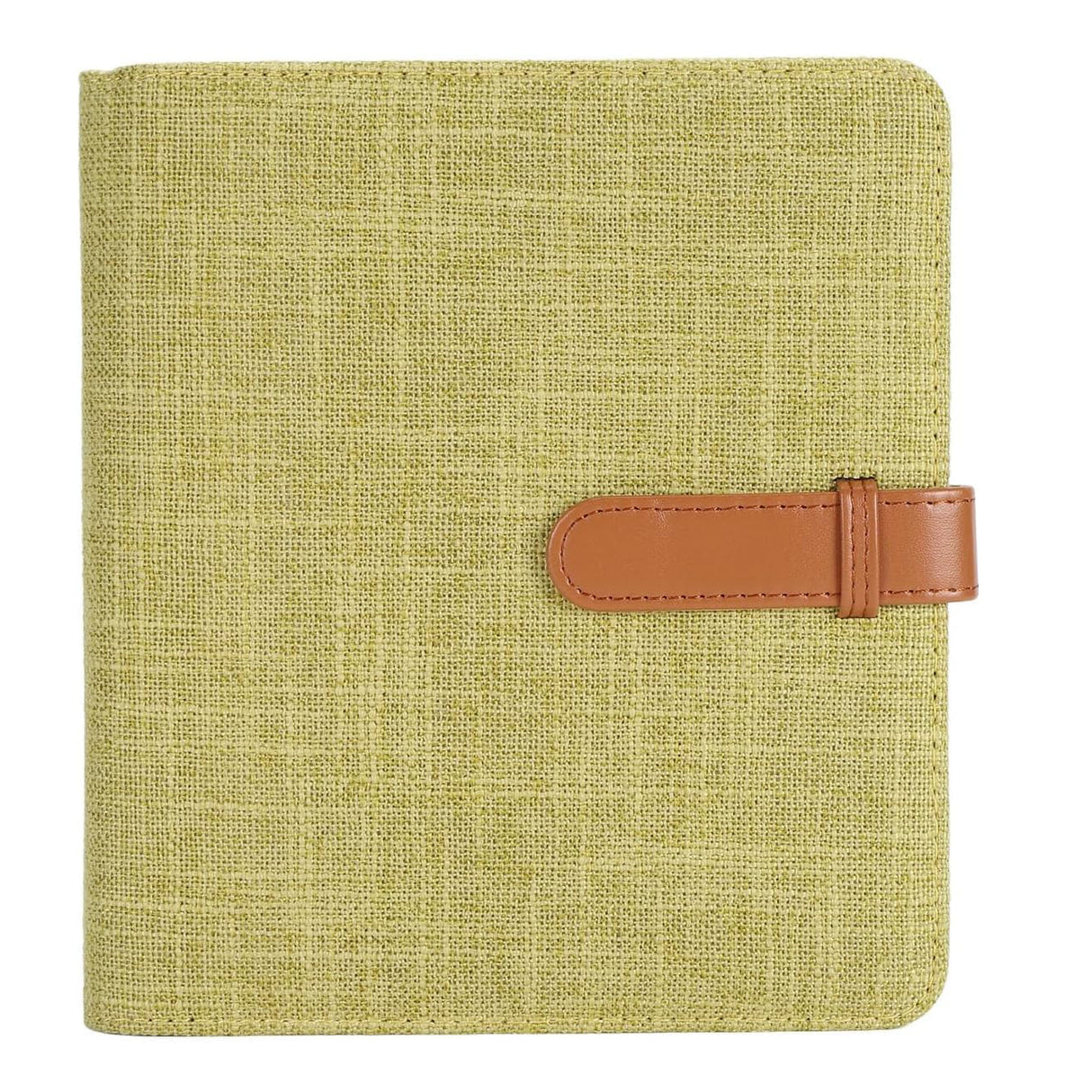 Zikkon Compatible 288 Sheet Cotton and linen photo album for Fujifilm Instax Mini Film (Green)