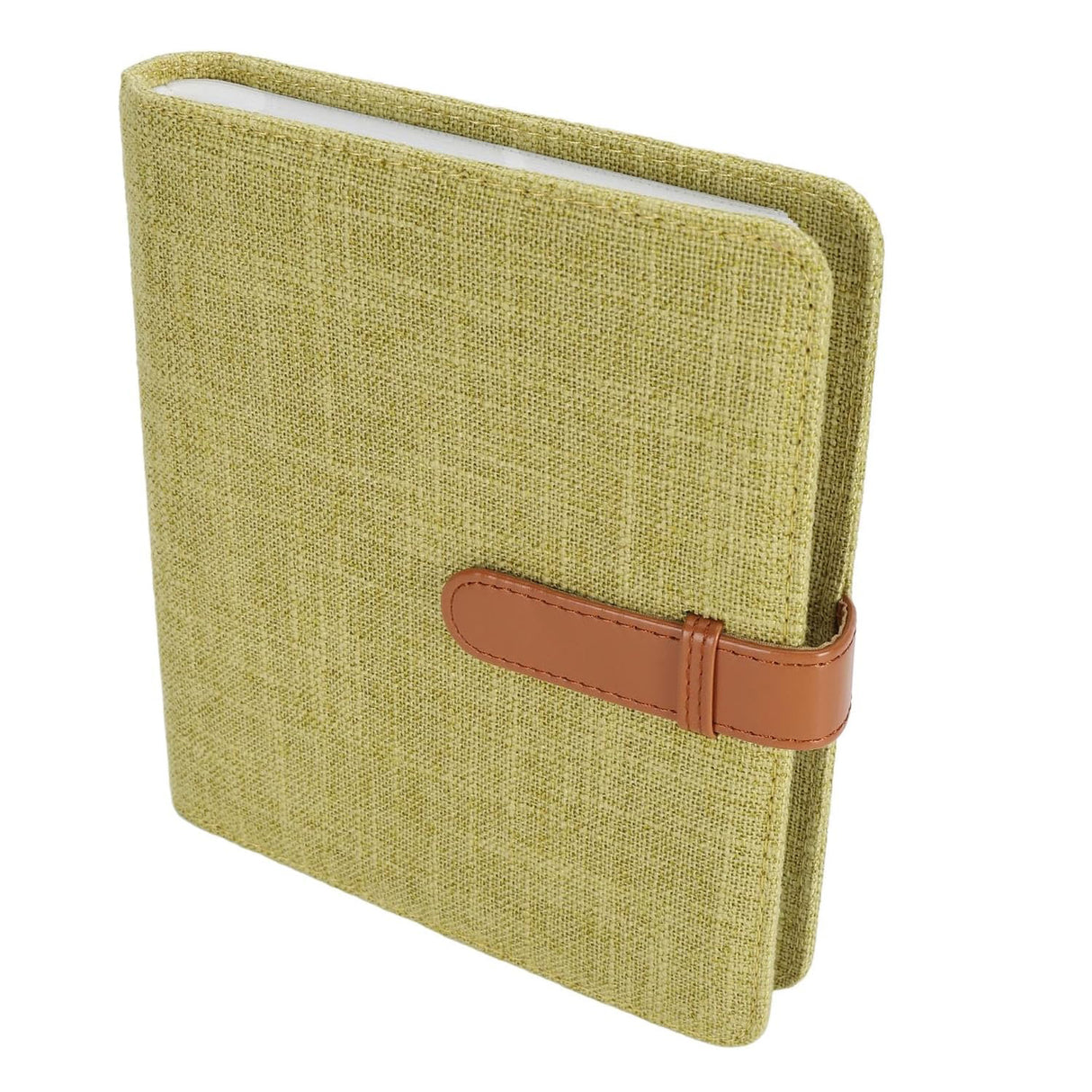 Zikkon Compatible 288 Sheet Cotton and linen photo album for Fujifilm Instax Mini Film (Green)