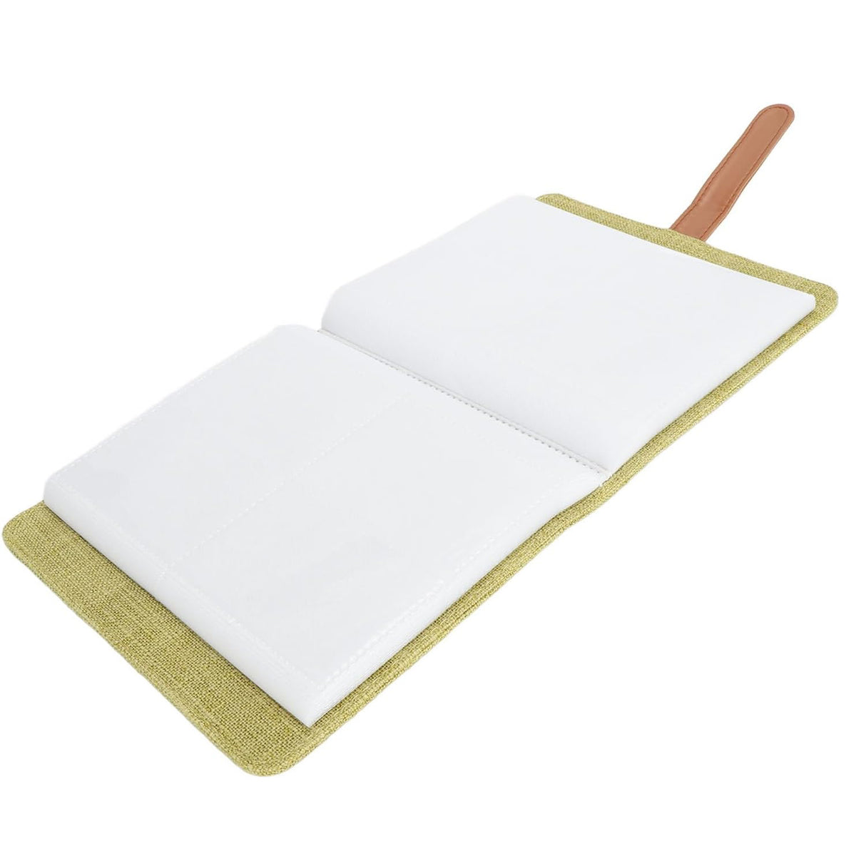 Zikkon Compatible 288 Sheet Cotton and linen photo album for Fujifilm Instax Mini Film (Green)