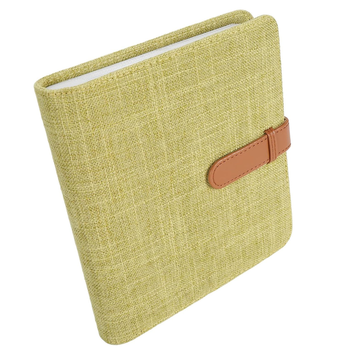 Zikkon Compatible 288 Sheet Cotton and linen photo album for Fujifilm Instax Mini Film (Green)