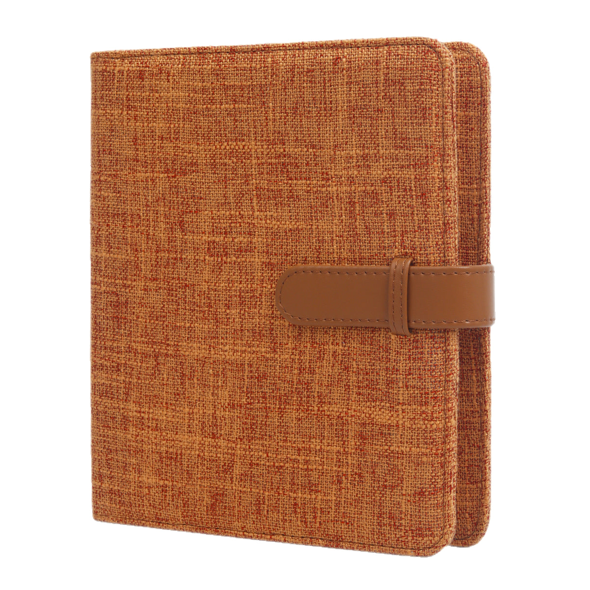 Zikkon Compatible 288 Sheet Cotton and linen photo album for Fujifilm Instax Mini Film (Orange)