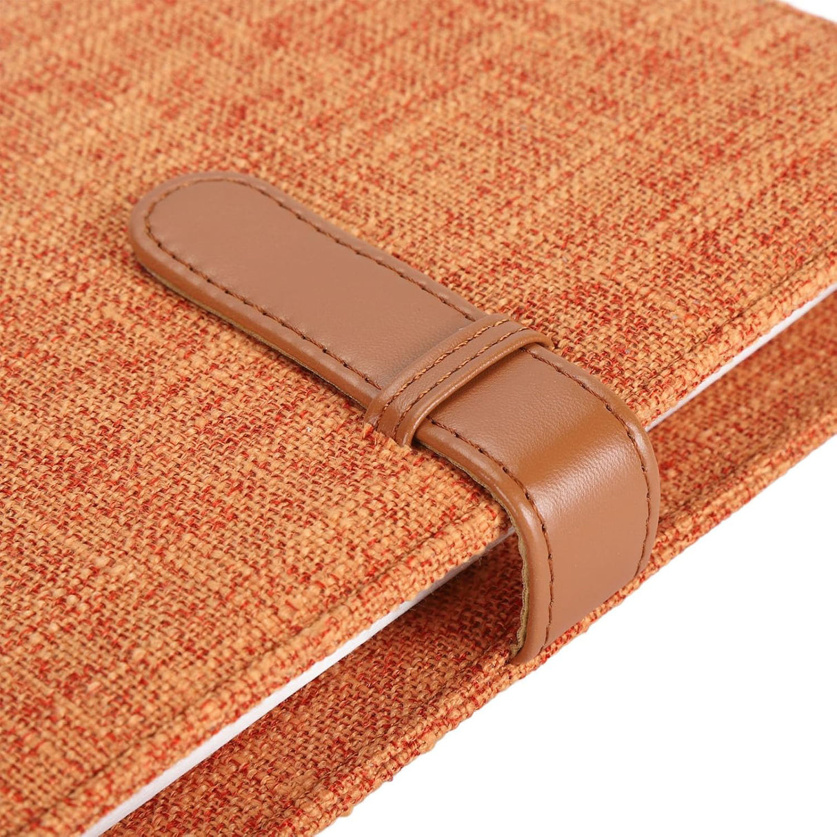 Zikkon Compatible 288 Sheet Cotton and linen photo album for Fujifilm Instax Mini Film (Orange)