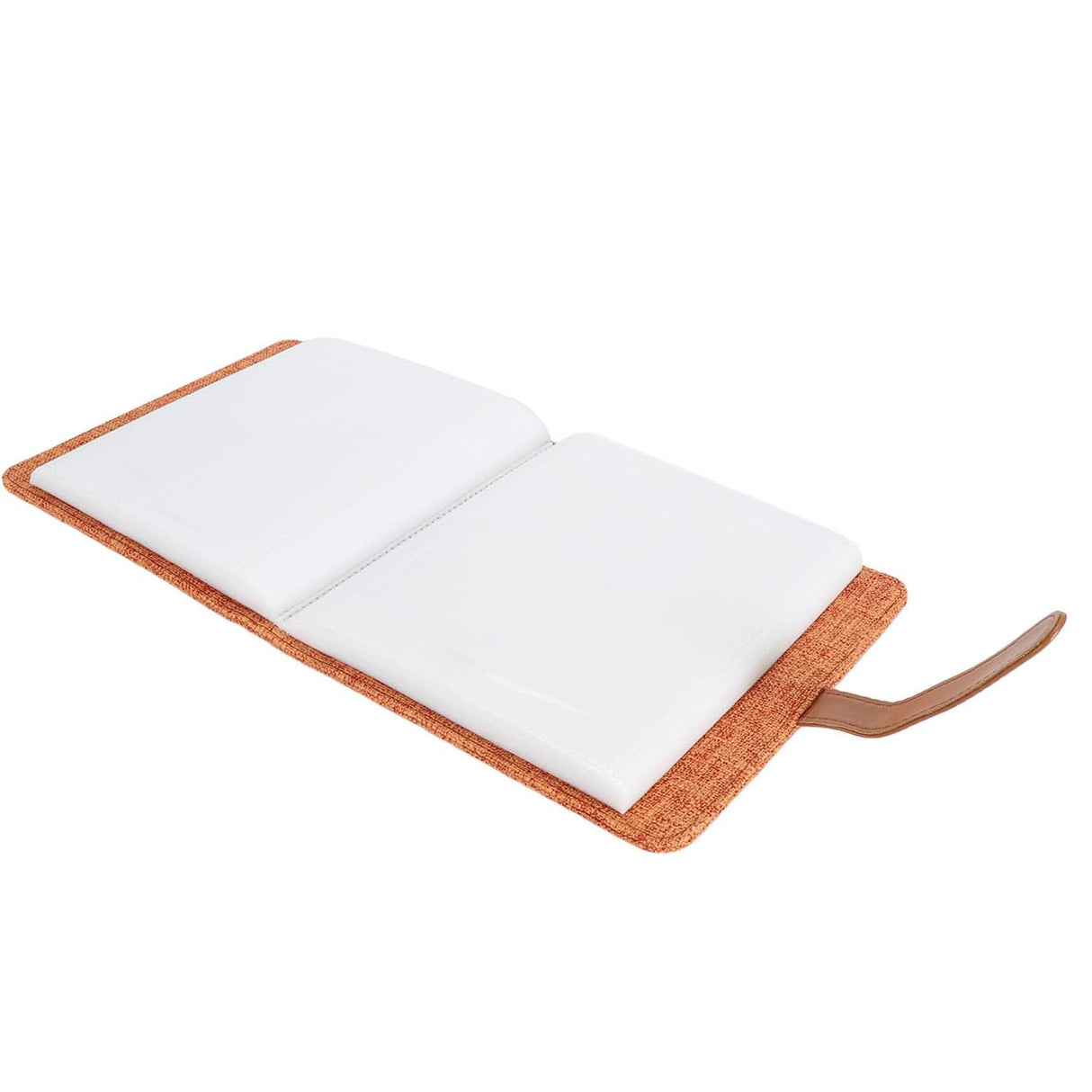 Zikkon Compatible 288 Sheet Cotton and linen photo album for Fujifilm Instax Mini Film (Orange)