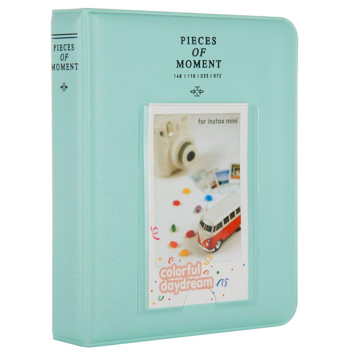 Zikkon Compatible 64 sheet Album for Fujifilm Instax Mini Film (3 inch) Ice Blue