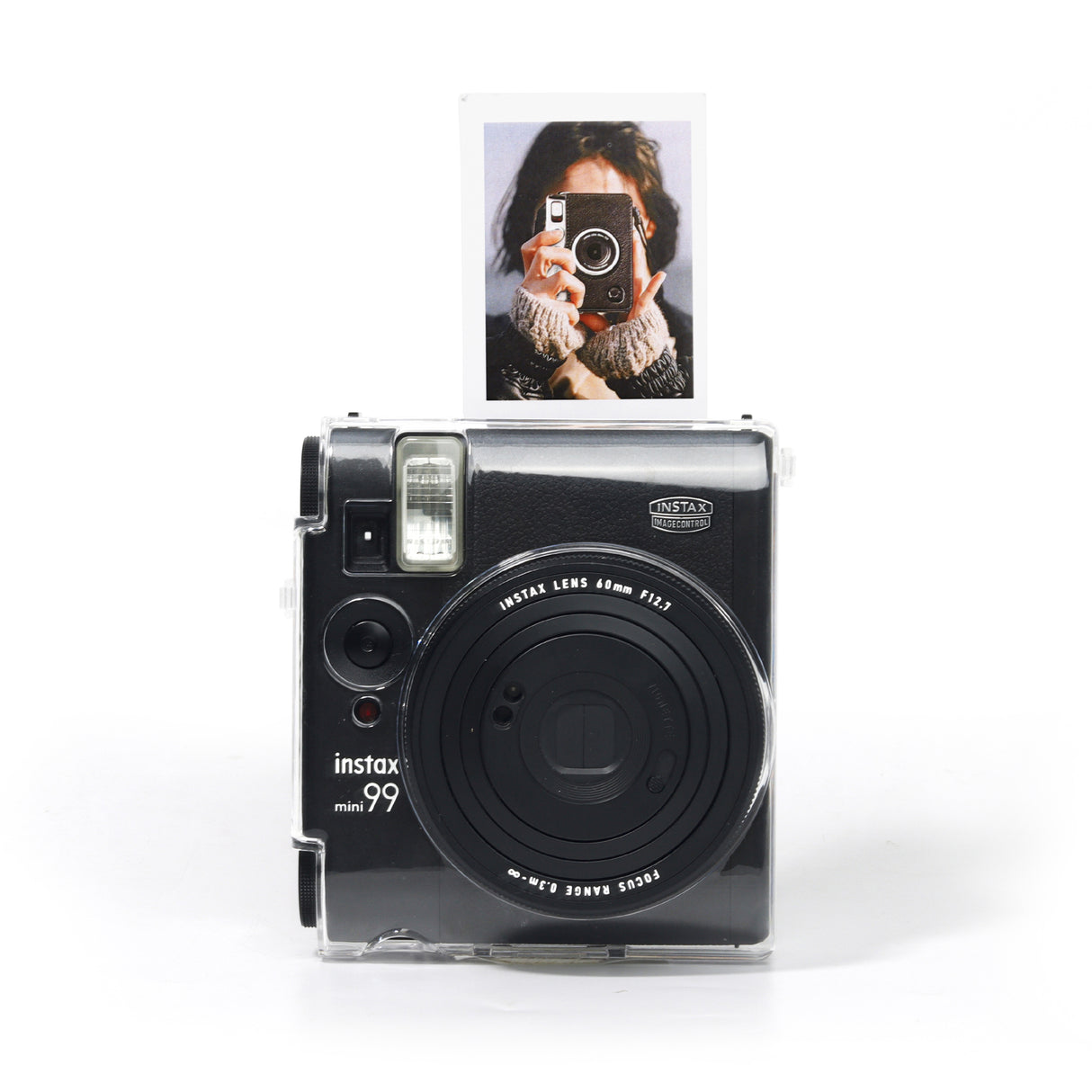 Zikkon Crystal Hard Protective Clear Case For Instax Mini 99 Instant Film Camera  (Clear)